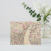 Michigan, Wisconsin Postkarte (Stehend Vorderseite)