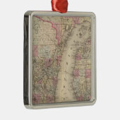 Michigan, Wisconsin Silbernes Ornament (Rechts)