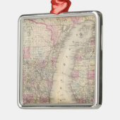 Michigan, Wisconsin Silbernes Ornament (Links)