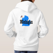 Michigan/Women's Basic Hooded Sweatshirt (Rückseite)