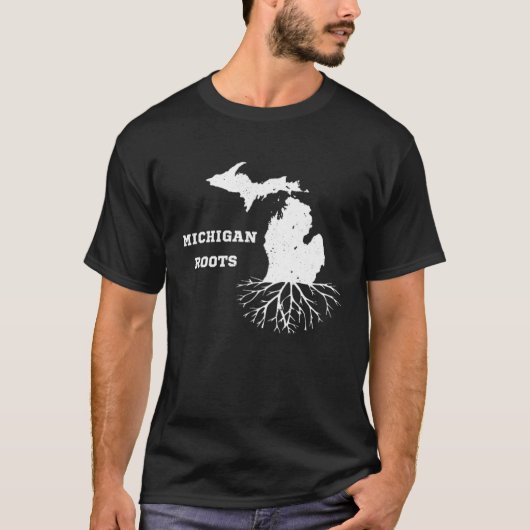 Michigan-Wurzeln T-Shirt (Vorderseite)