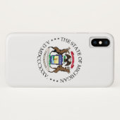 Michigan-Zeichen Case-Mate iPhone Hülle (Rückseite (Horizontal))