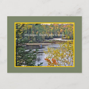 MICHIGAN ZEIGT IHRE FARBEN/HERBSTFARBEN VON POS POSTKARTE