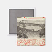 Michigan Zentralbahn Magnet (Vorderseite/Rückseite)