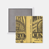 Michigan Zentralbahn Magnet (Vorderseite/Rückseite)