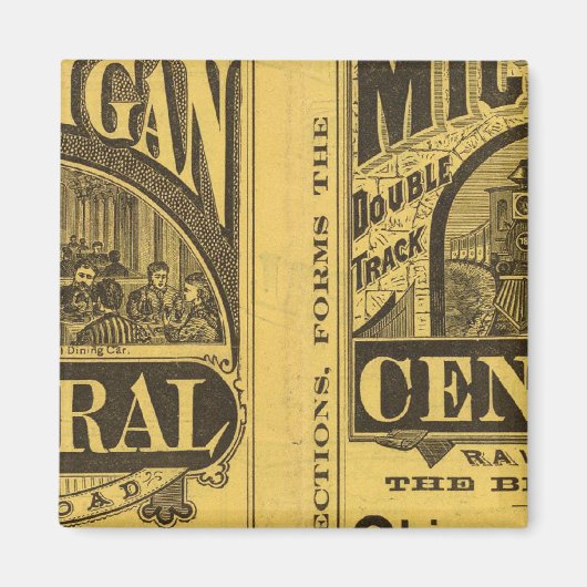 Michigan Zentralbahn Magnet (Vorne)