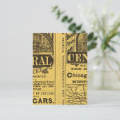 Michigan Zentralbahn Postkarte (Stehend Vorderseite)