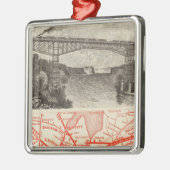 Michigan-Zentraleisenbahn Ornament Aus Metall (Links)