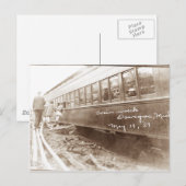 Michigan-Zugunglück Postkarte (Vorne/Hinten)