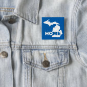 Michigan Zuhause Away From Staat Button Abzeichen (Beispiel)