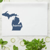 Michigan-Zuhause Geschirrtuch (Gefaltet)