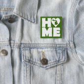 Michigan Zuhause Heart Staat Button Abzeichen Butt (Beispiel)