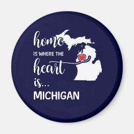 Michigan Zuhause ist das Herz Magnet