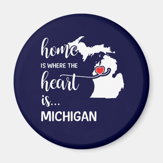 Michigan Zuhause ist das Herz Magnet (Vorne)