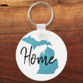 Michigan Zuhause Schlüsselanhänger (Vorderseite)