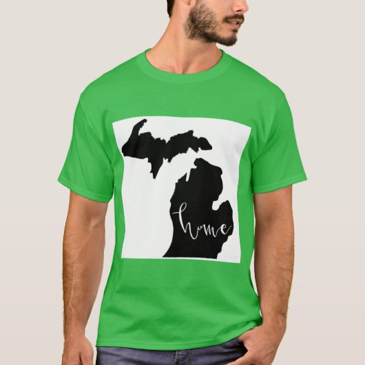 Michigan Zuhause T-Shirt (Vorderseite)