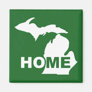 Michigan Zuhause Weg vom Staat Kühlschrankmagnet