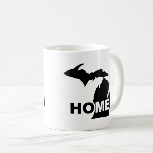 Michigan Zuhause weg Von der Staat Tasse oder Trav (VorderseiteRechts)