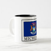 Michigan Zweifarbige Tasse (Vorderseite Links)