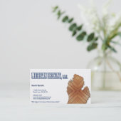 Michigandecking-Visitenkarte Visitenkarte (Stehend Vorderseite)