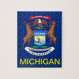 MICHIGANISCHE FLAGE PUZZLE