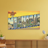 MichiganLarge Letter ScenesMichigan Leinwanddruck (Insitu (Wohnzimmer))