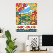 Michigan's Hidden Getaway Poster (Heimbüro)