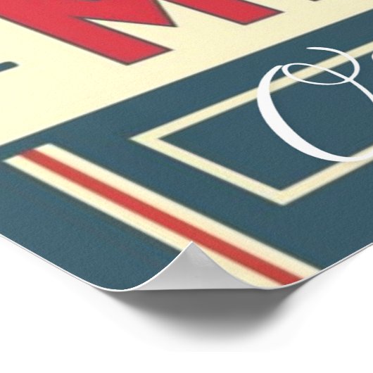 Michigan's Hidden Getaway Poster (Ecke)