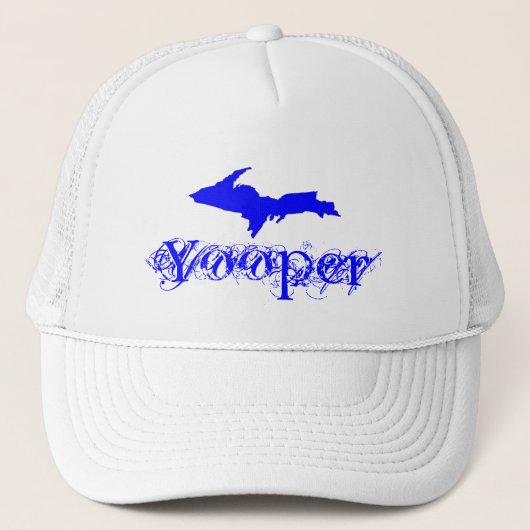 MICHIGANS U.P. ~ YOOPER oberer Halbinsel HUT Truckerkappe (Vorderseite)