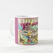 Michigan's Upper Peninsula Map Tasse (Vorderseite Links)