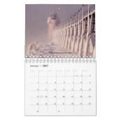 Michigans Westküsten-Leuchttürme Kalender (Jan 2027)
