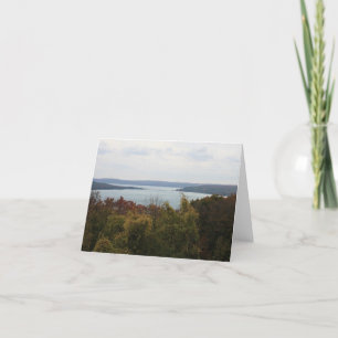 Michigansee-Bucht (leeres Notecard) Karte