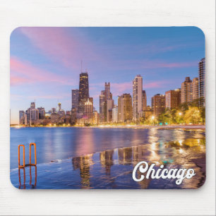 Michigansee, Chicago, Illinois, USA Mousepad