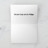 Michigansee Karte (Innenseite)