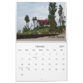 Michigansee-Leuchttürme Kalender (Feb 2027)