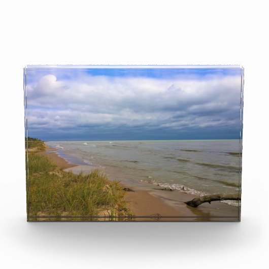 Michigansee, Sheyboygan, WI Fotoblock (Vorderseite)