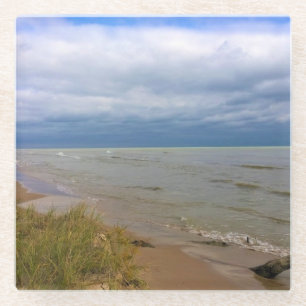 Michigansee, Sheyboygan, WI Glasuntersetzer