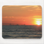 Michigansee-Sonnenuntergang 1 Mousepad (Vorne)