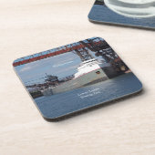 Michipicoten-Set mit 6 harten Untersetzer aus Kuns (Linke Seite)