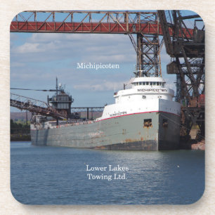 Michipicoten-Set mit 6 harten Untersetzer aus Kuns