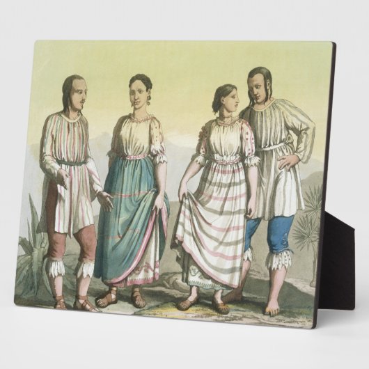 Michoacan-Amerikanische Ureinwohner in traditionel Fotoplatte (Seite)