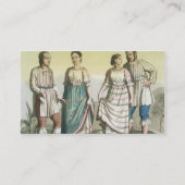 Michoacan amerikanischer Ureinwohner im Visitenkarte (Rückseite)