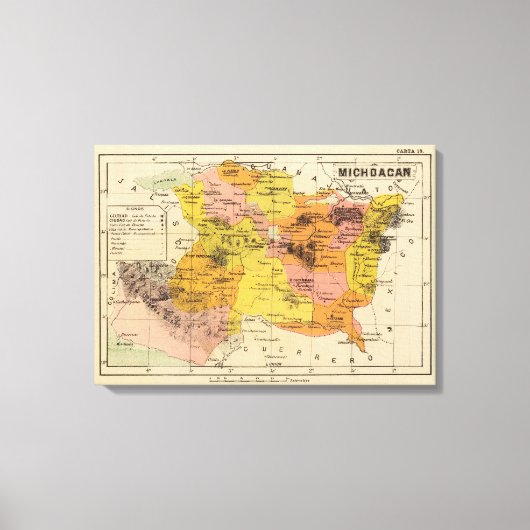 Michoacan, Mexiko 2 Leinwanddruck (Vorderseite)