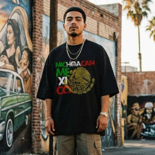 Michoacan Mexiko Flagge  T-Shirt