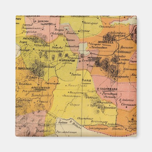 Michoacan, Mexiko Magnet (Vorne)