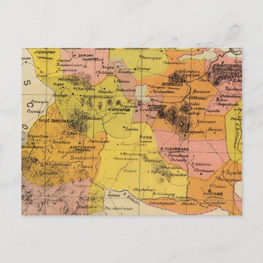 Michoacan, Mexiko Postkarte (Vorderseite)