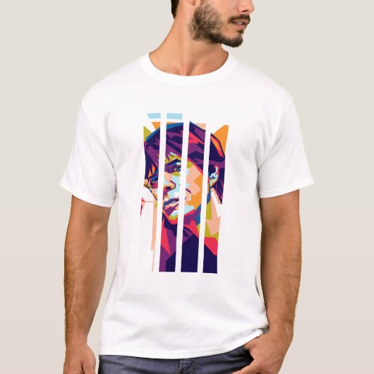 Mick Jagger Rock Legend - Rolling Stones Frontman T-Shirt (Vorderseite)