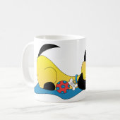 Mick und Faithful Henry Kaffeetasse (Vorderseite Links)