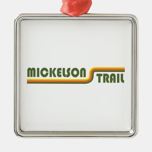 Mickelson Trail South Dakota Ornament Aus Metall (Vorne)