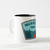 Mickelson Trail Zweifarbige Tasse (Vorderseite Links)